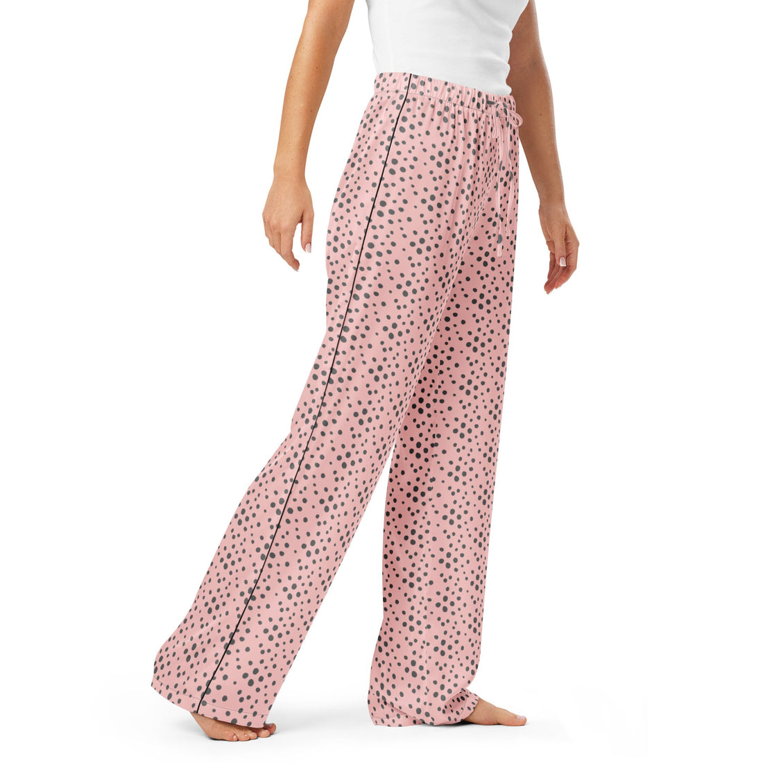Pink Patterned Pajama Pants: Silky Soft Loungewear for Everyday Comfort